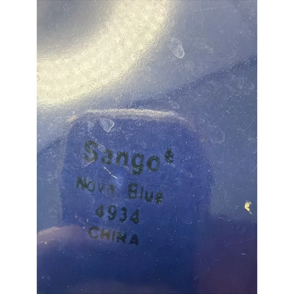 Sango Nova Blue 4934 Dinner Plates Set of 5 10.5